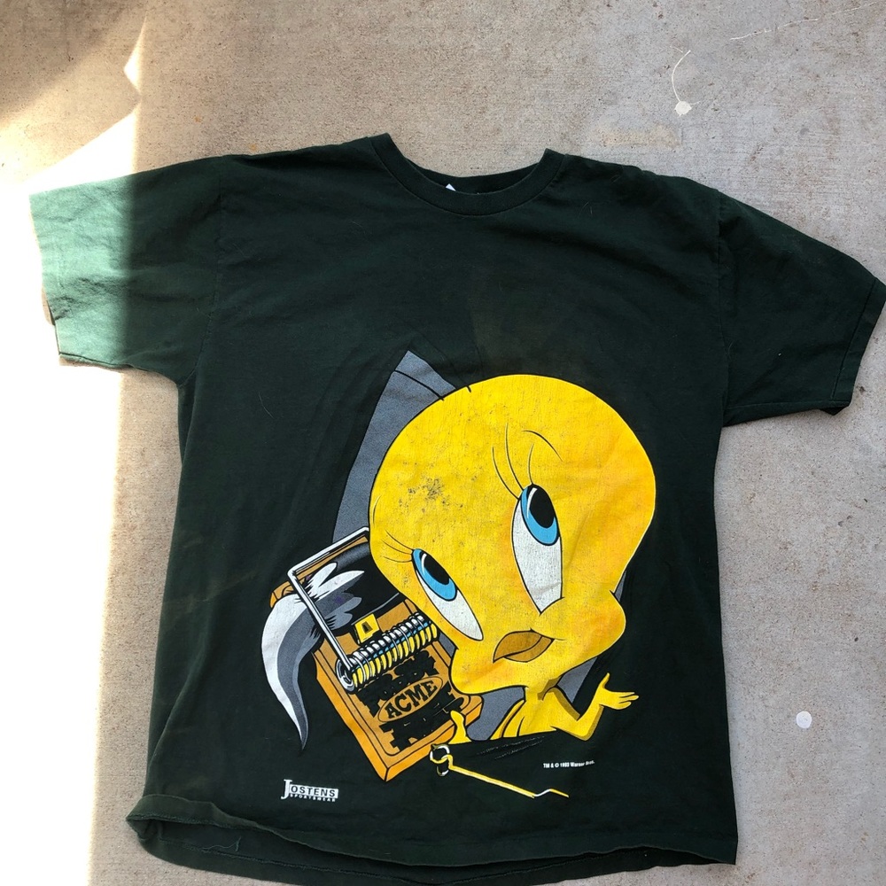 Vintage 1993 tweety & Sylvester double sided